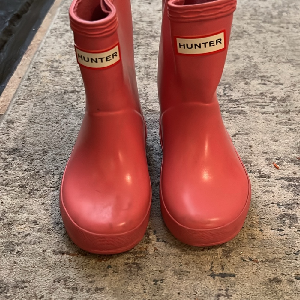 Hunter Pink Rain Boots